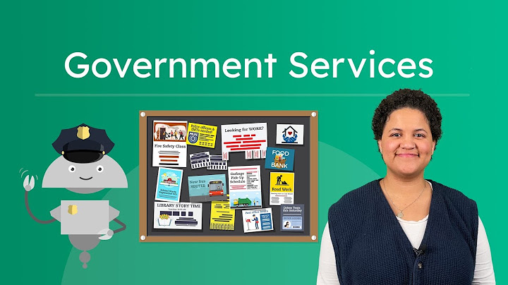 Police and Local Public Services