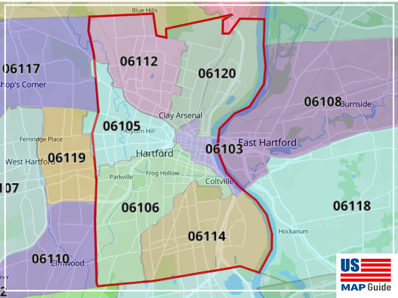 Hartford zip codes