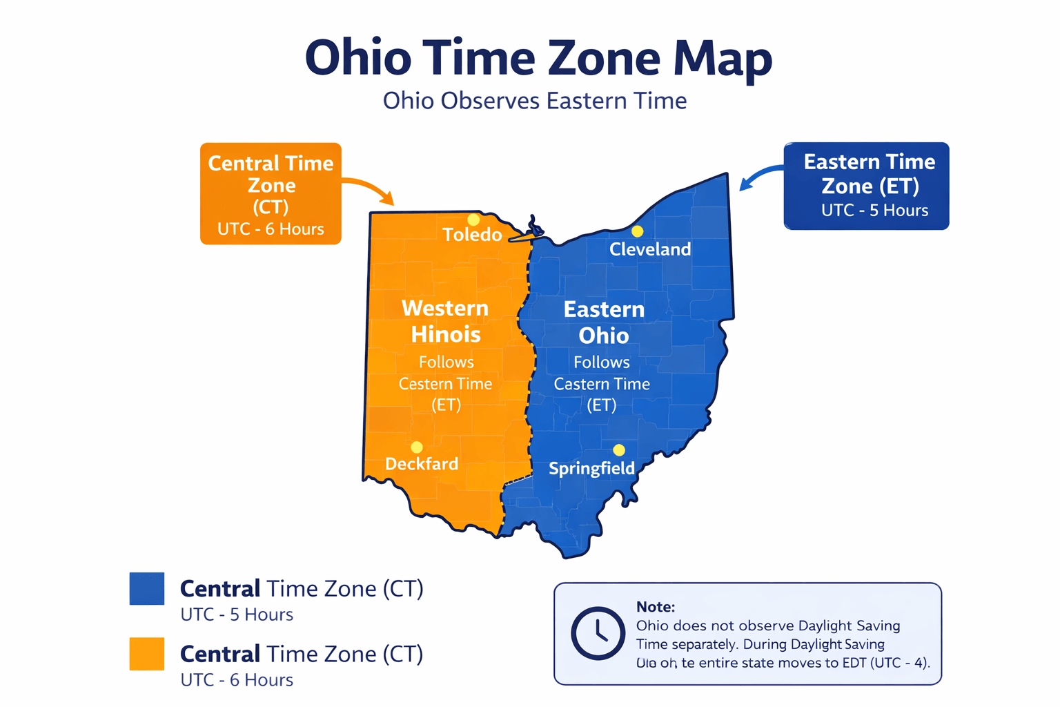 Cleveland oh time zone