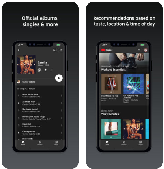 Youtube music for ios