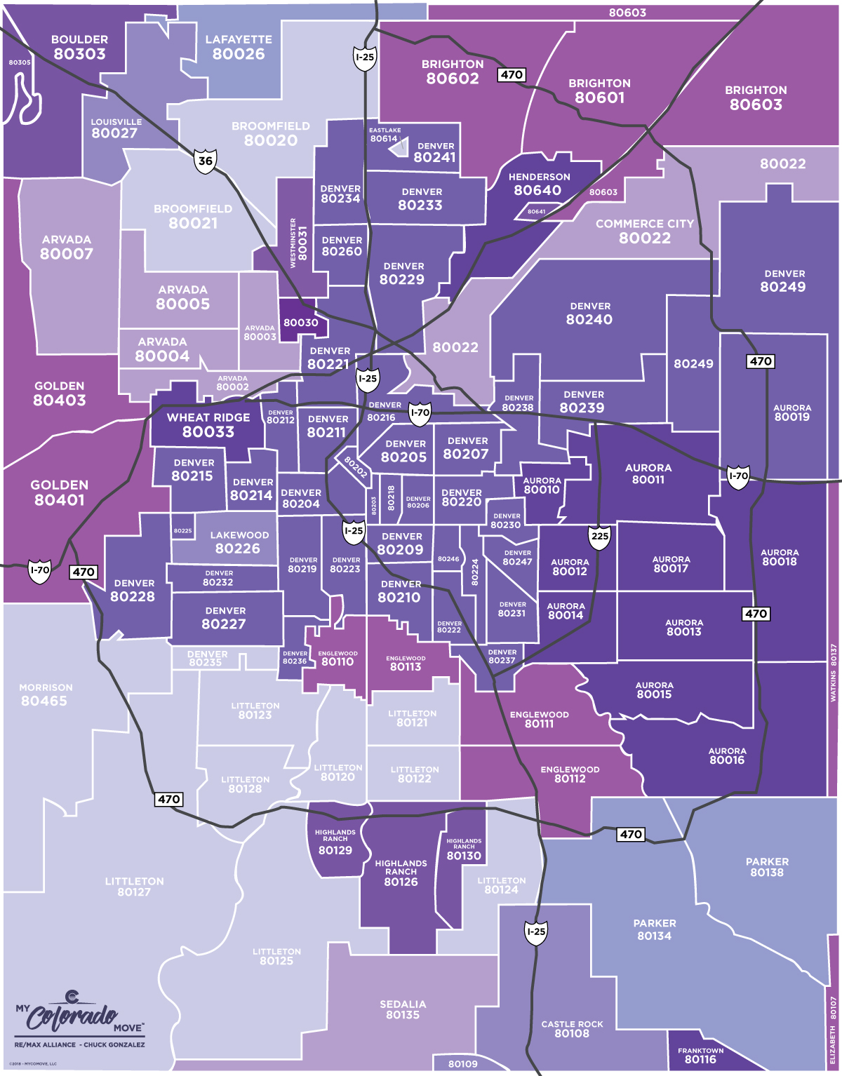 Denver downtown zip code