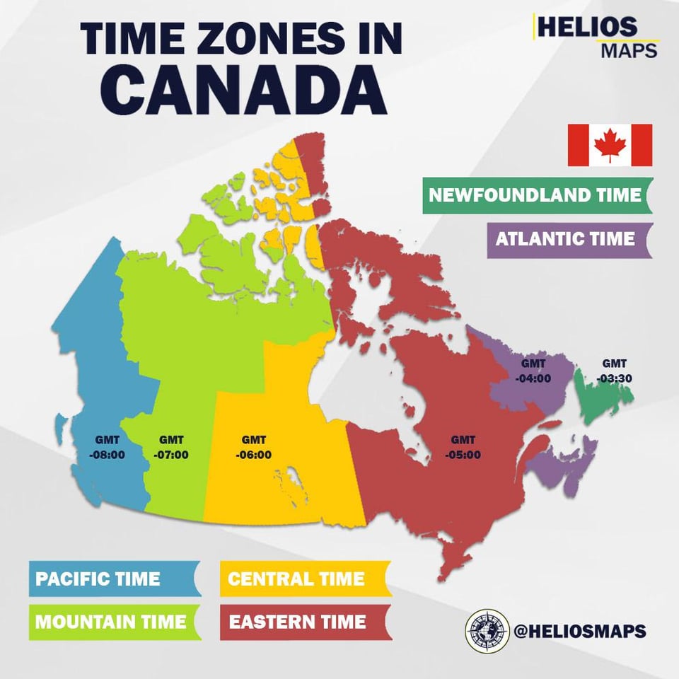 What is canada's time zone