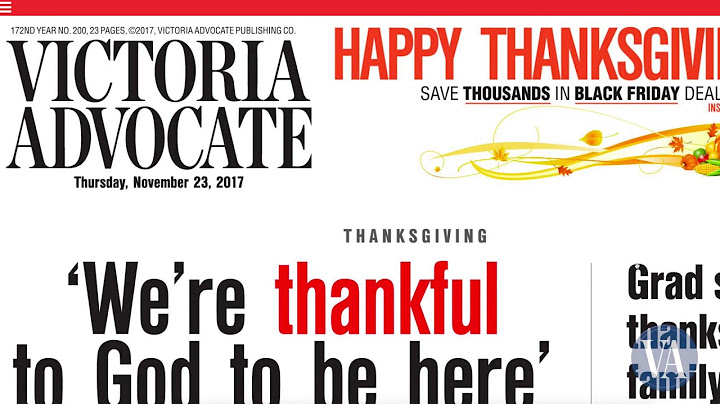 Victoria advocate death notices