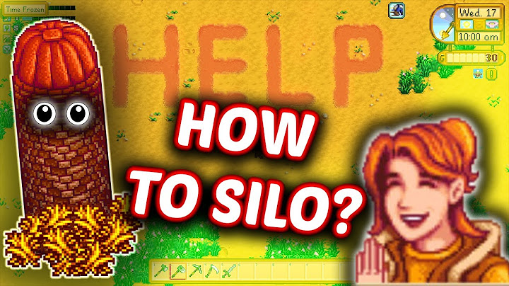 What is a silo in stardew valley