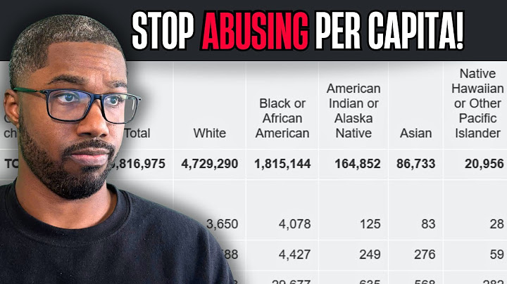 Ethnic crime statistics