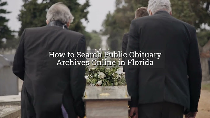 Obituary and Funeral Notice Searches
