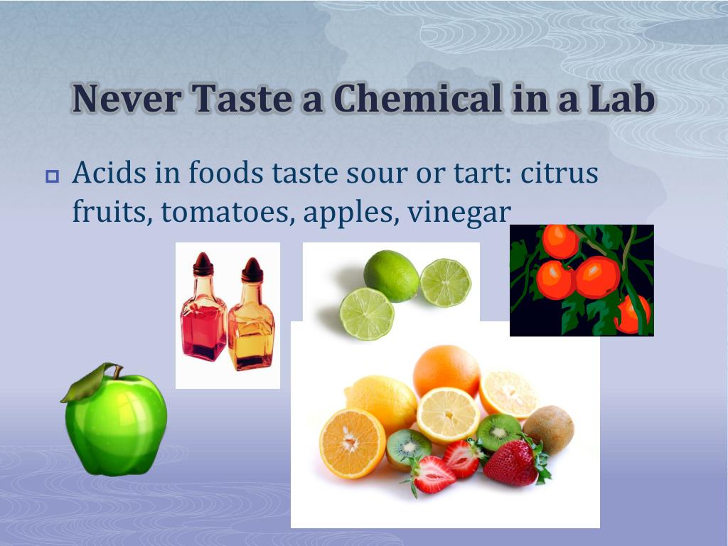 Is sour taste a chemical or physical property