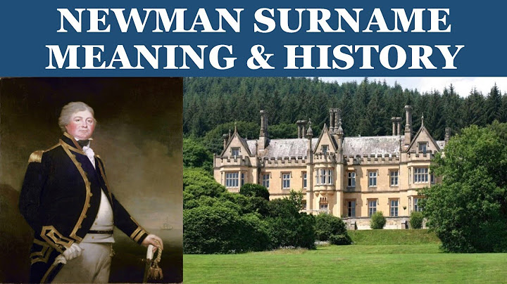 Newman family name