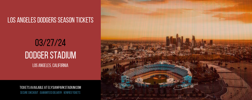 Dodger stadium season tickets