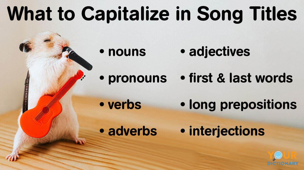 Song title capitalization