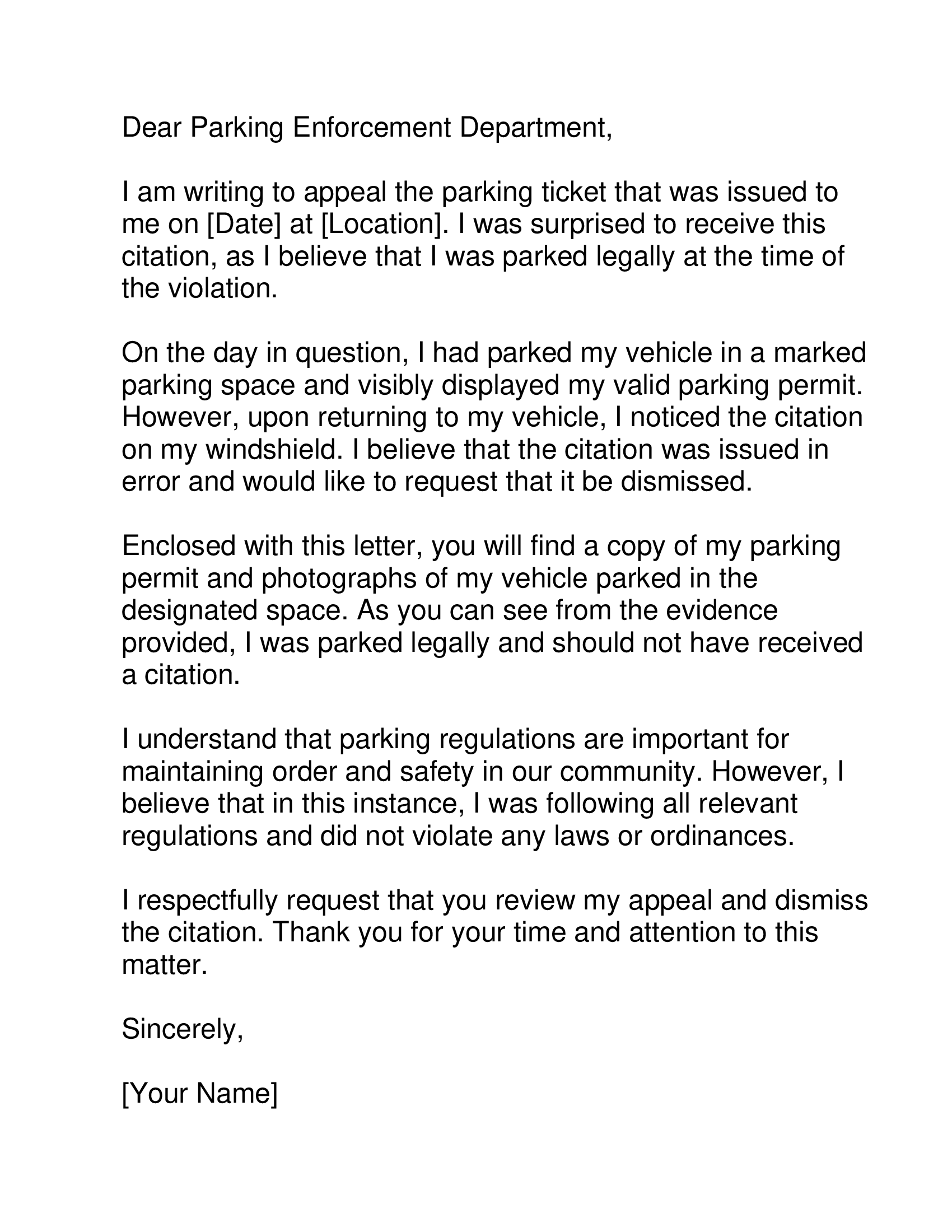 How to dispute a ticket