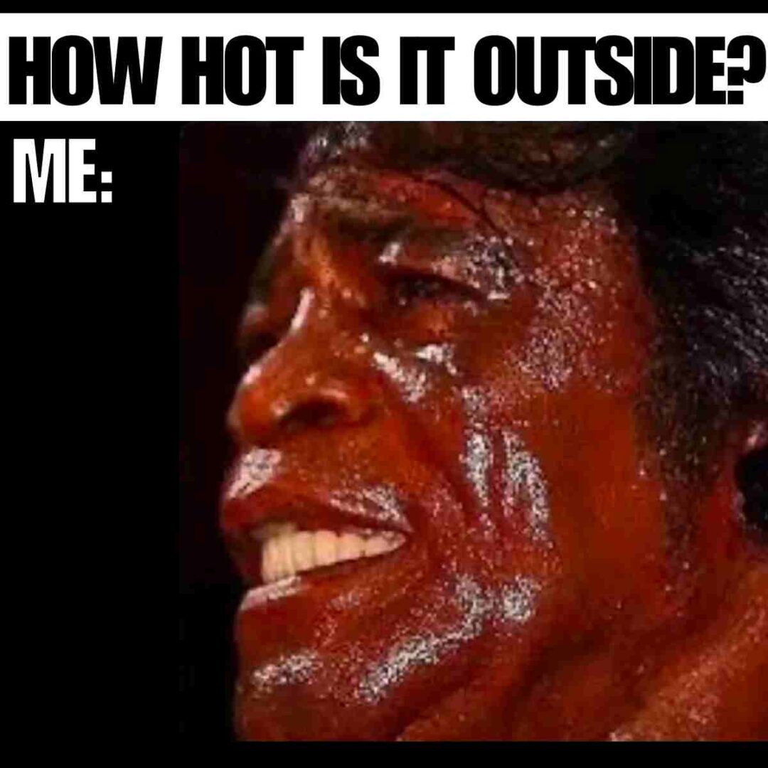 James brown sweating meme