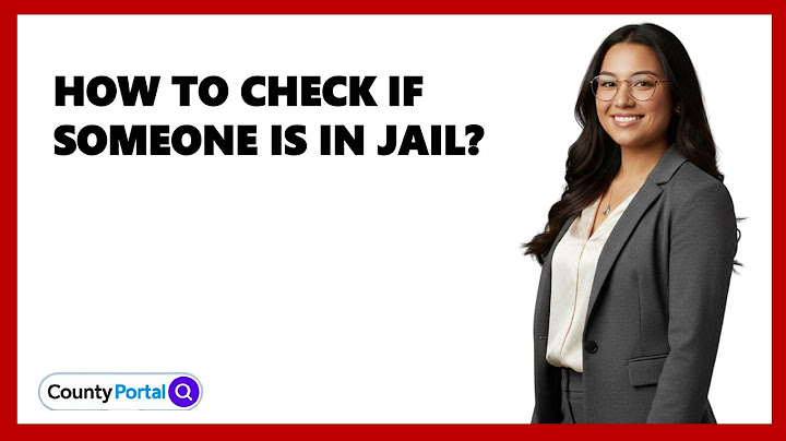 How to find if someone is in prison