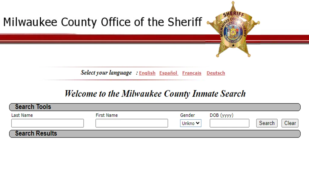 Milwaukee inmate records