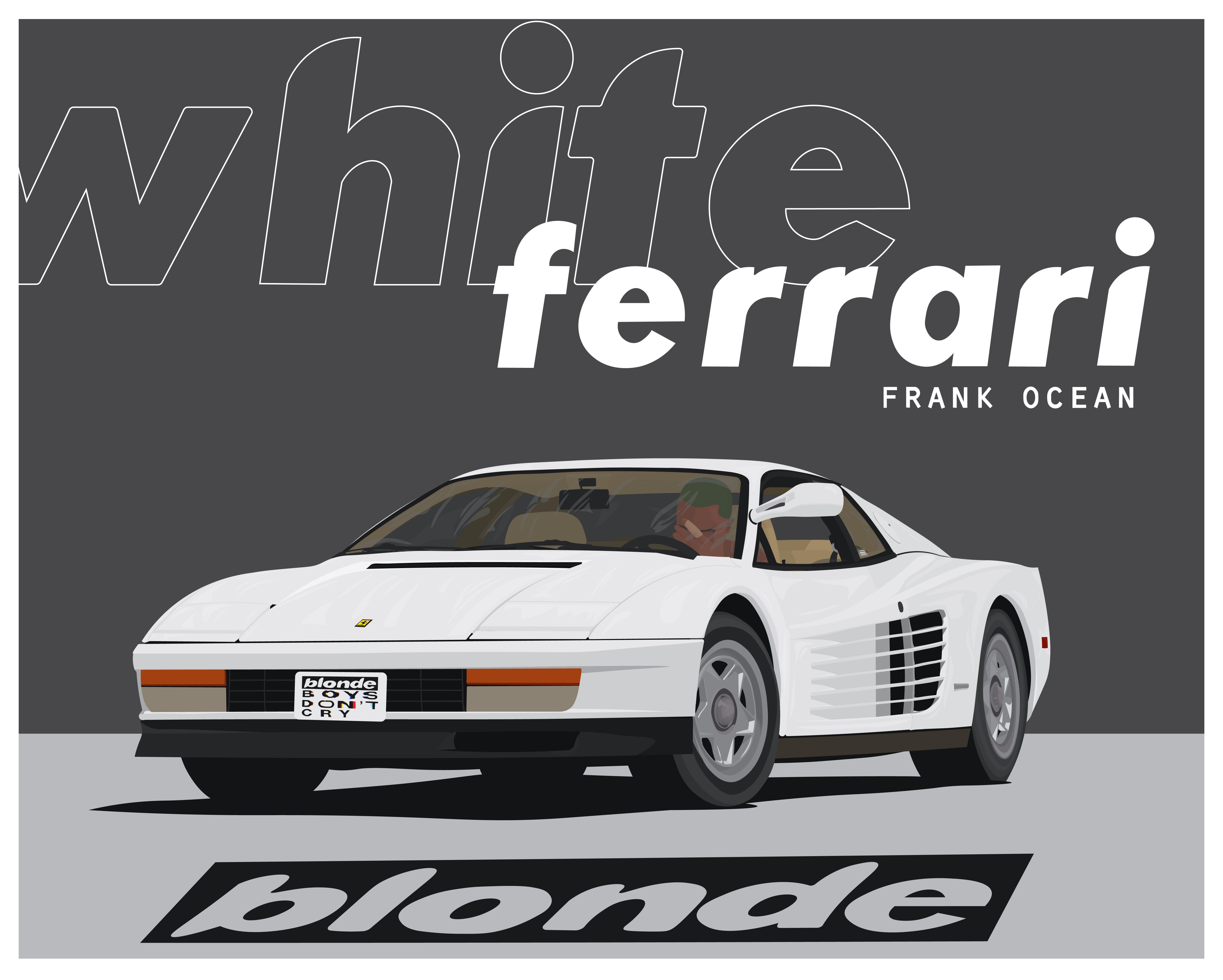What is the song white ferrari about