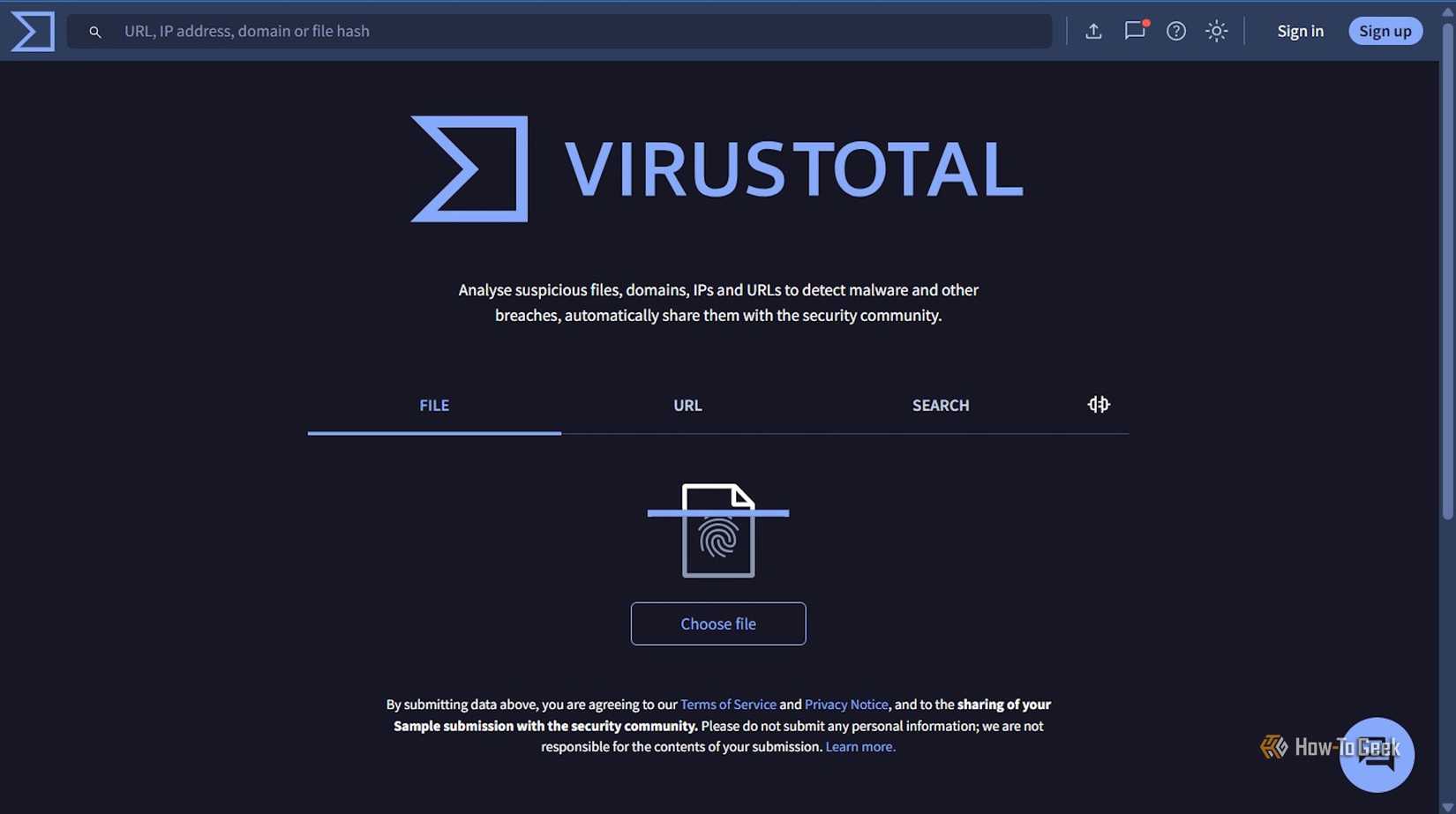 Virus file check