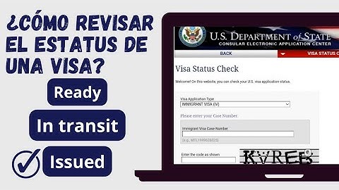 Nvc.state.gov check status español