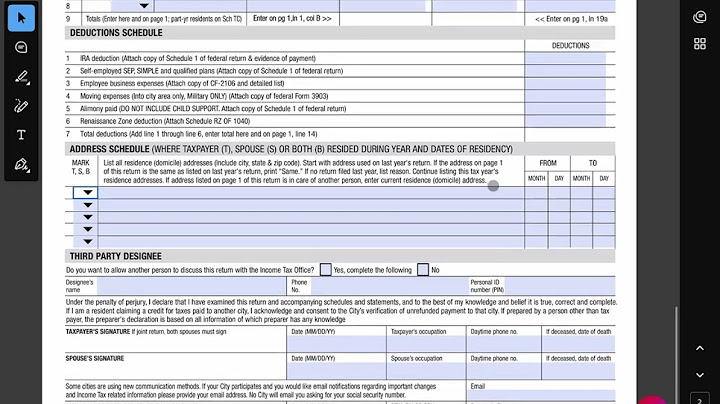 Michigan city income tax