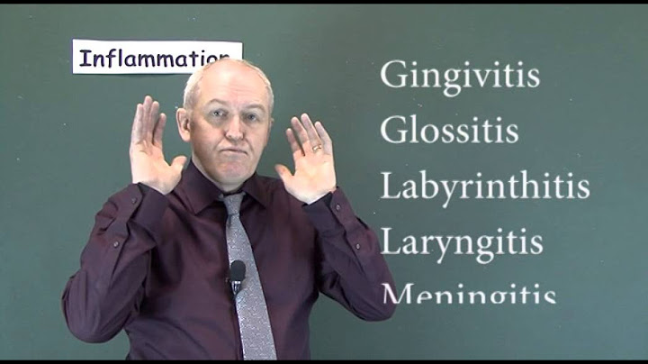 Diseases that end in itis