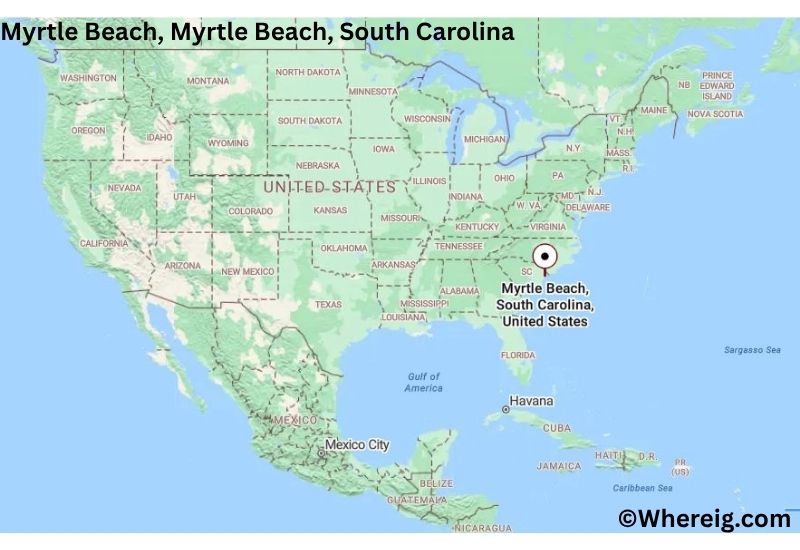 Myrtle beach where is it located