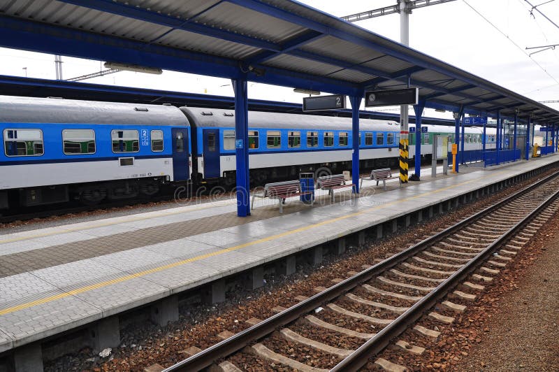 Train with platform