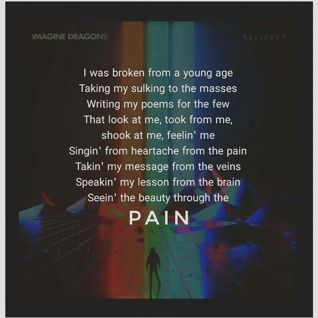 Believer imagine dragons lyrics meaning