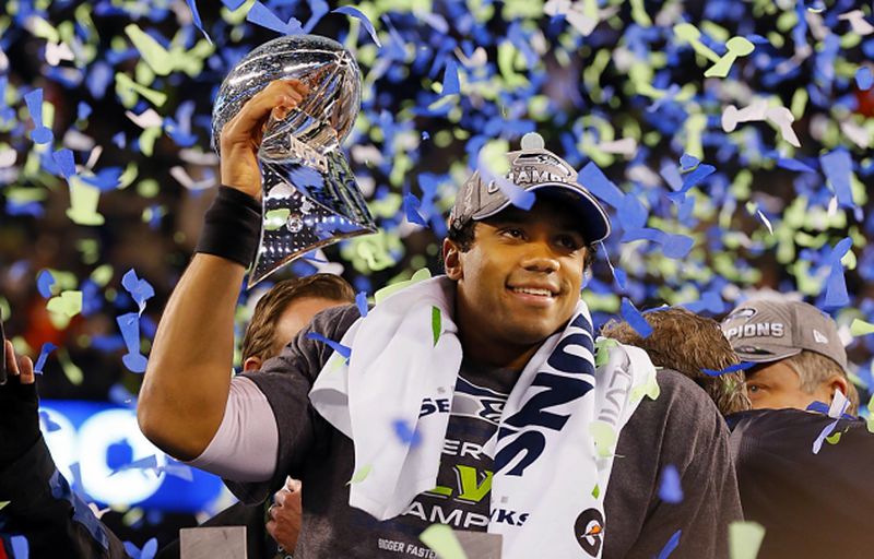 Was russell wilson a rookie in the super bowl
