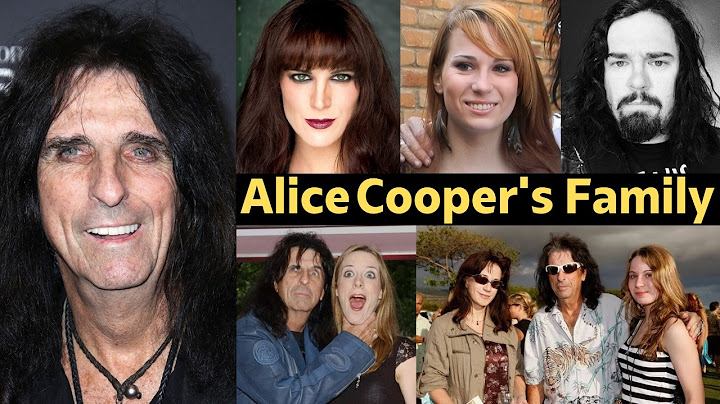 Alice cooper and family