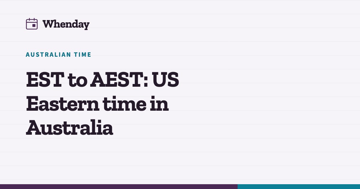 What is aest