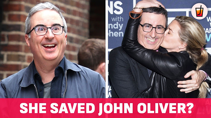 Does john oliver have a wife