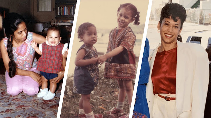 Kamala harris as child