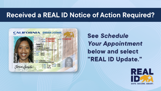 Appointment for california id
