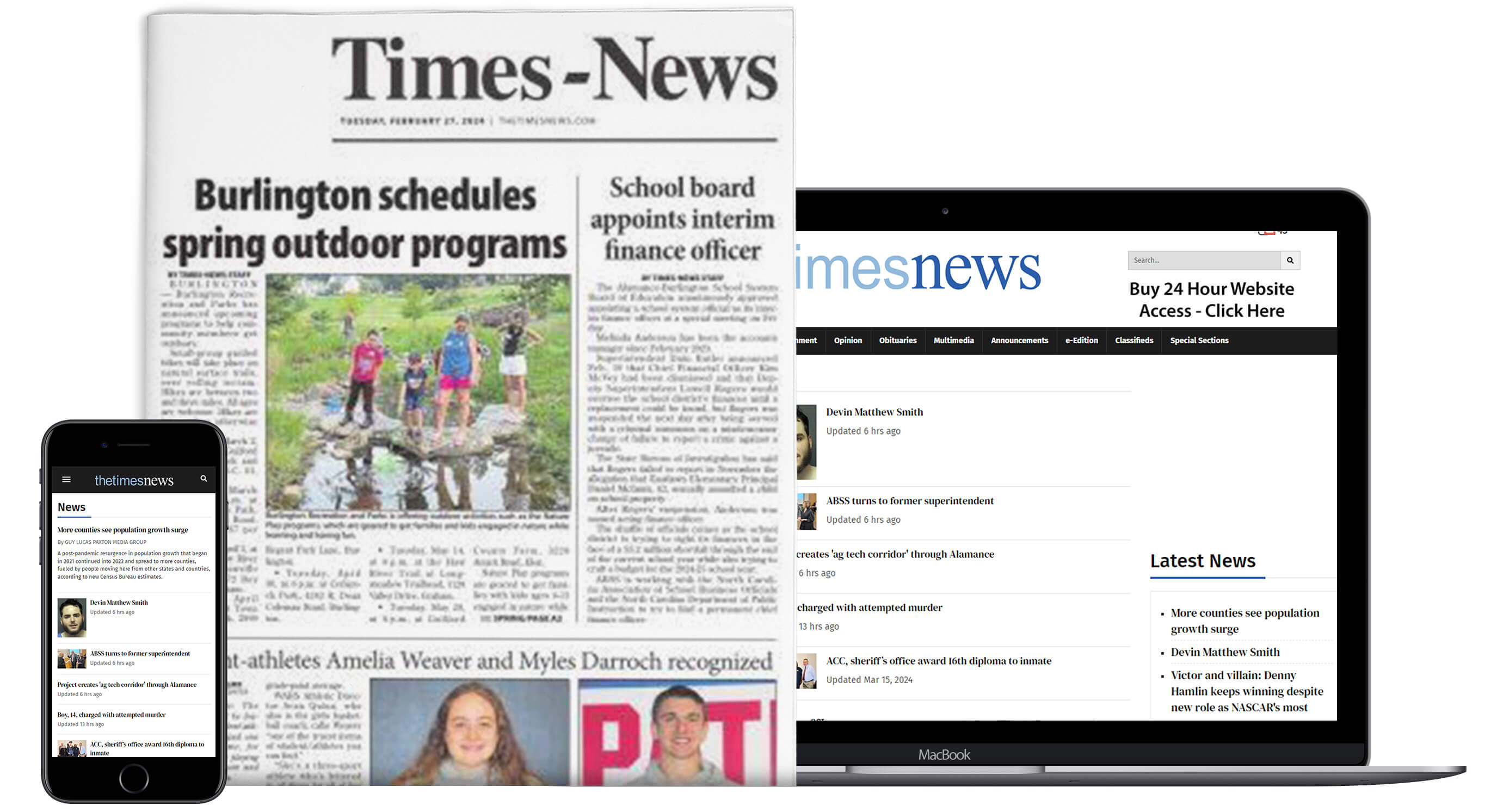 Burlington times and news
