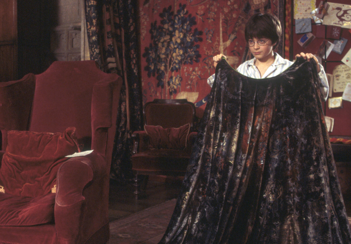 Harry potter and the invisibility cloak