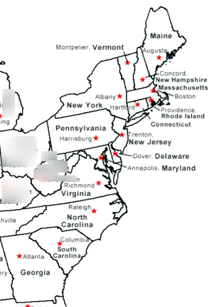 Capitalization of east coast