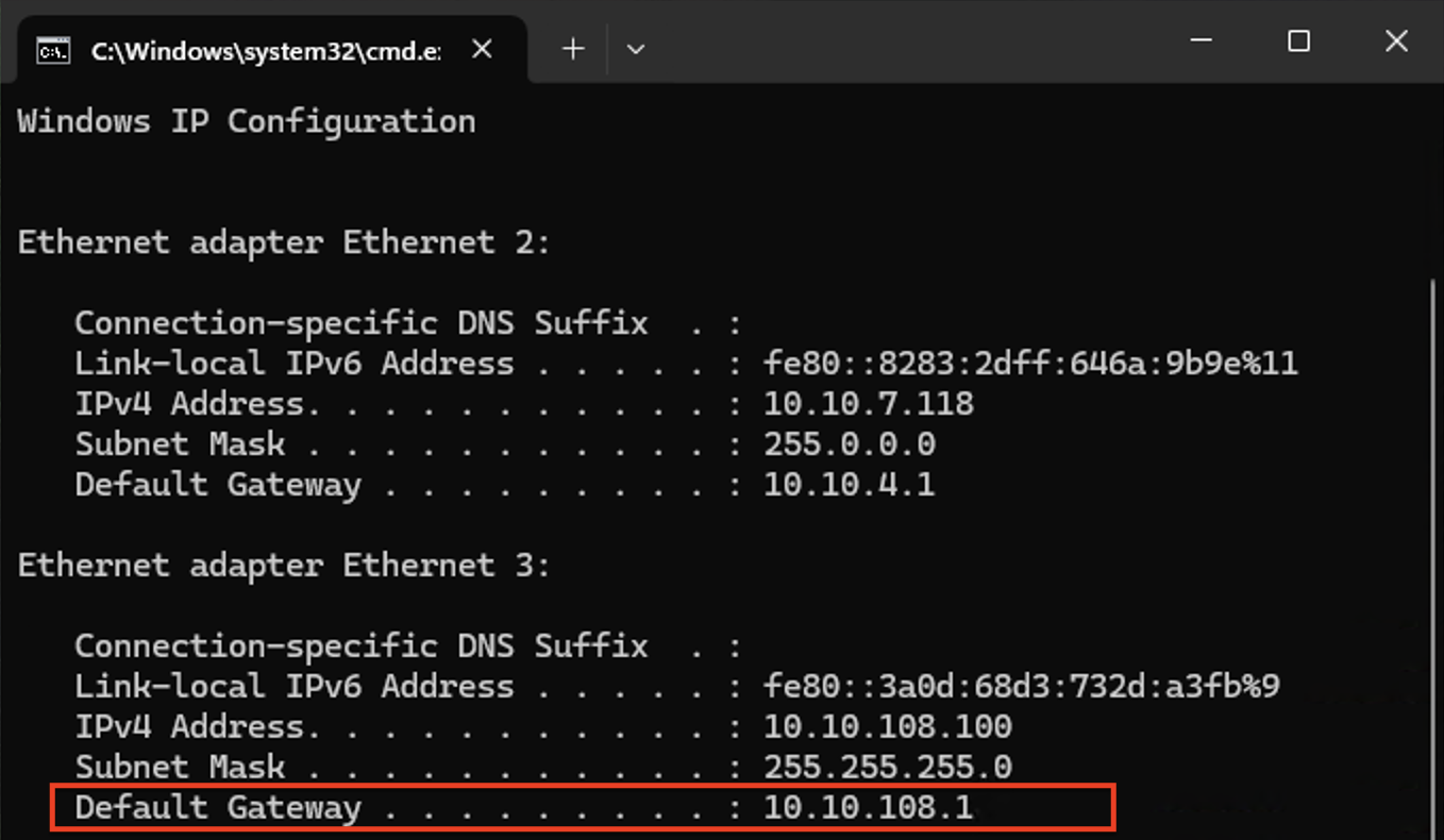 How to find my gateway