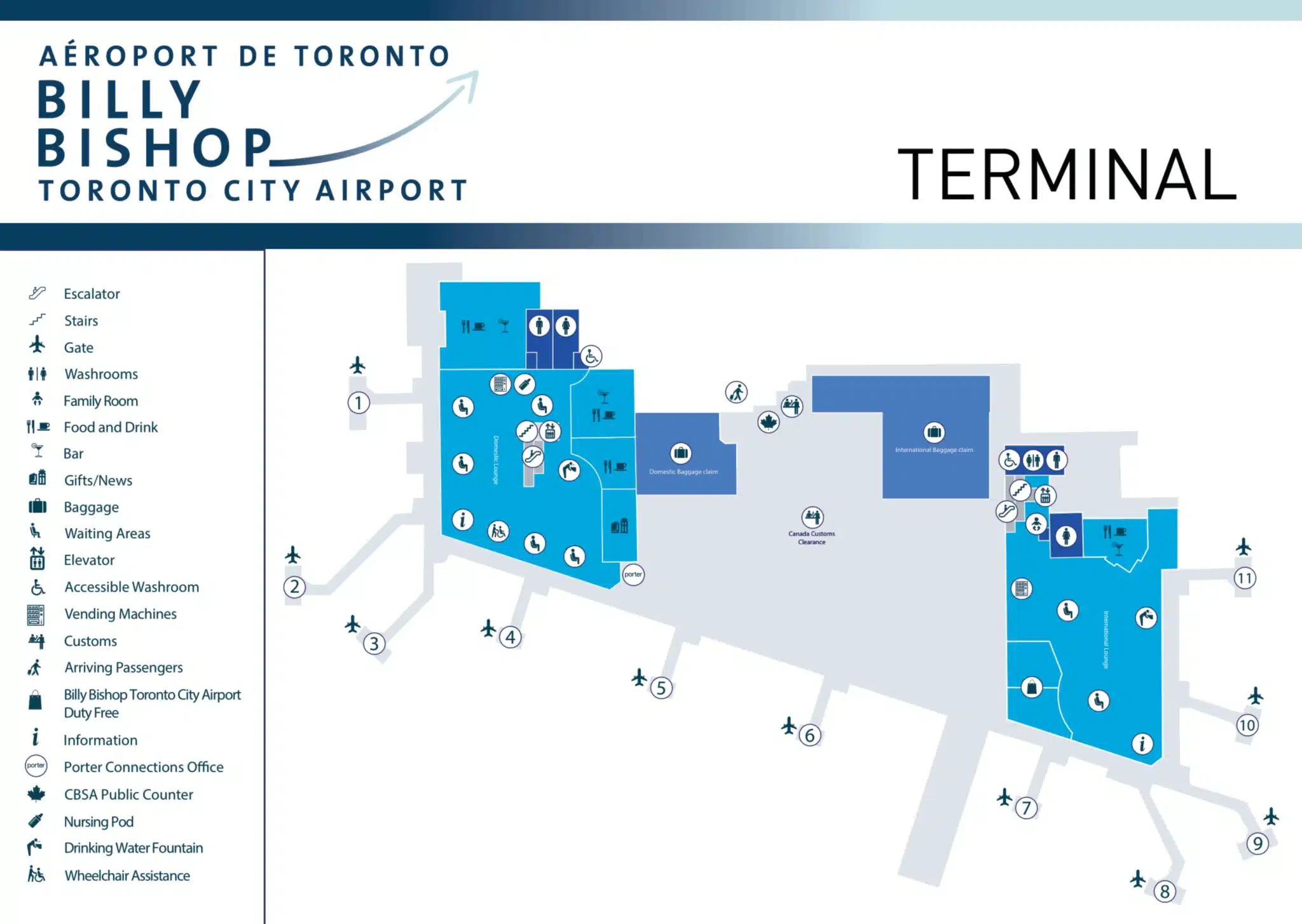 Airport code for billy bishop airport toronto