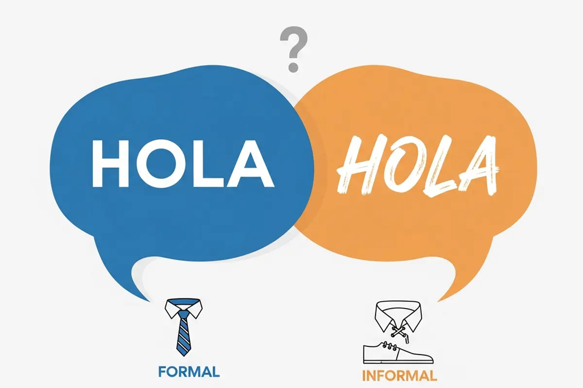 Is hola formal or informal