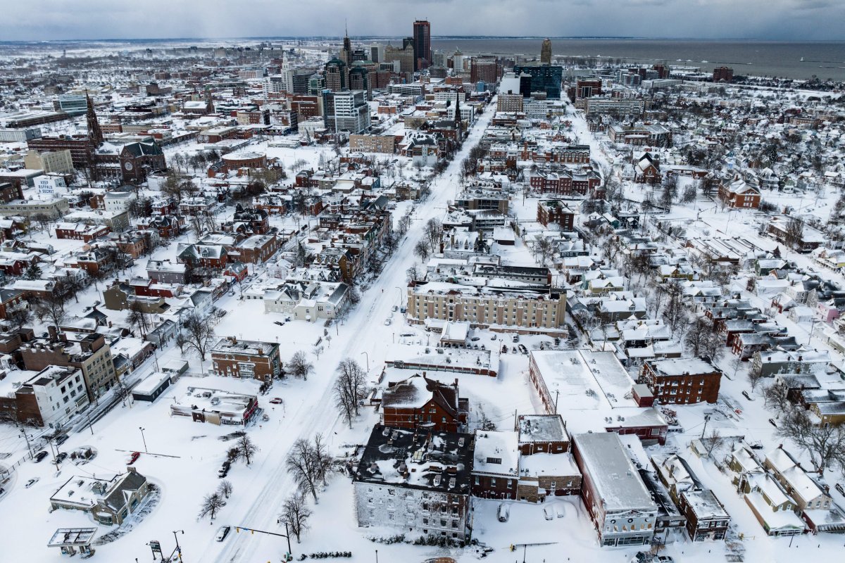 Snow in buffalo ny