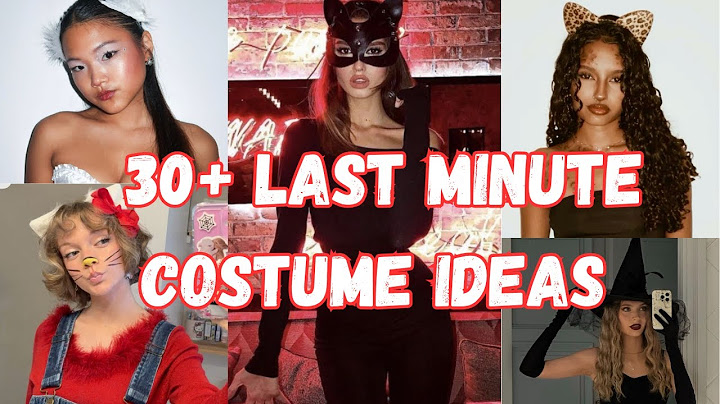 Last-Minute Halloween Costume Ideas You Can Make Fast