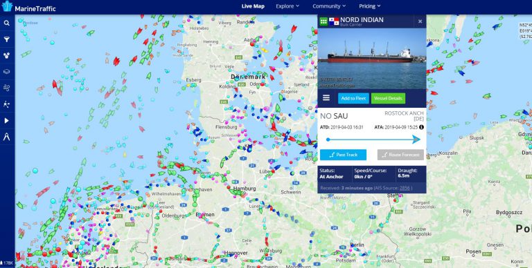 Navy vessel tracker