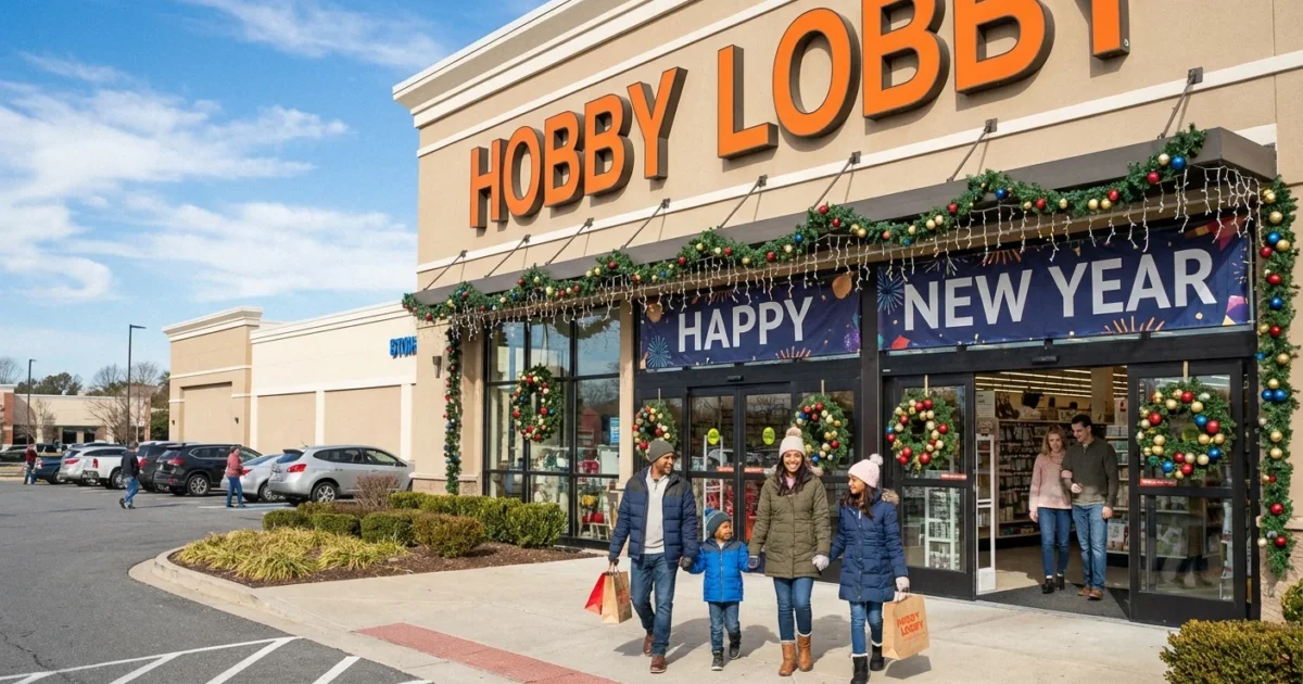 Is hobby lobby open today new year's day