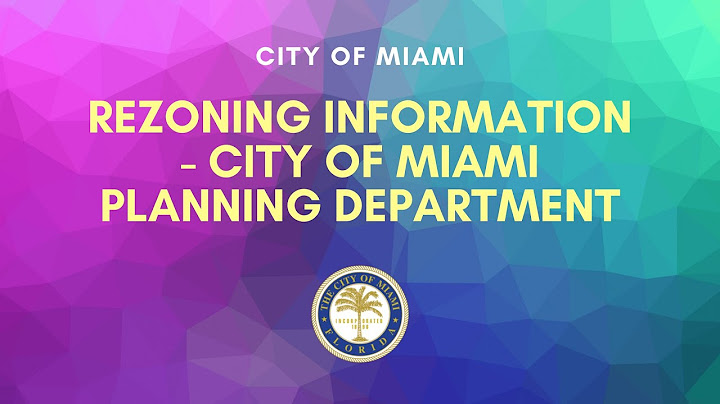 City of miami planning dept