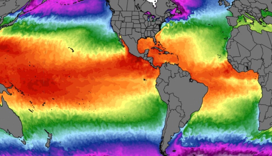 South carolina coastal water temperature forecast june 2026