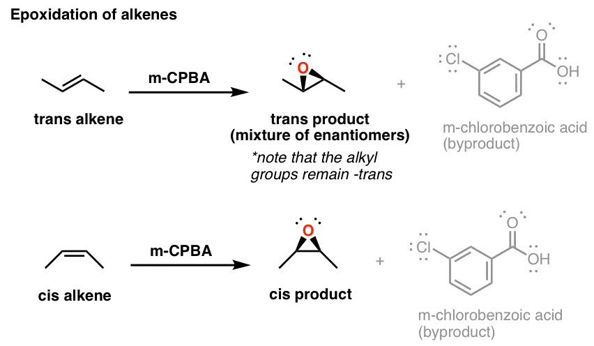 Mcpba reaction with alkene