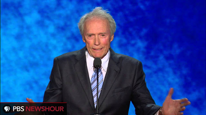 Clint eastwood political party