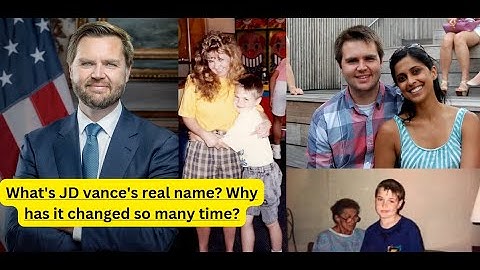 Jd vance birth name