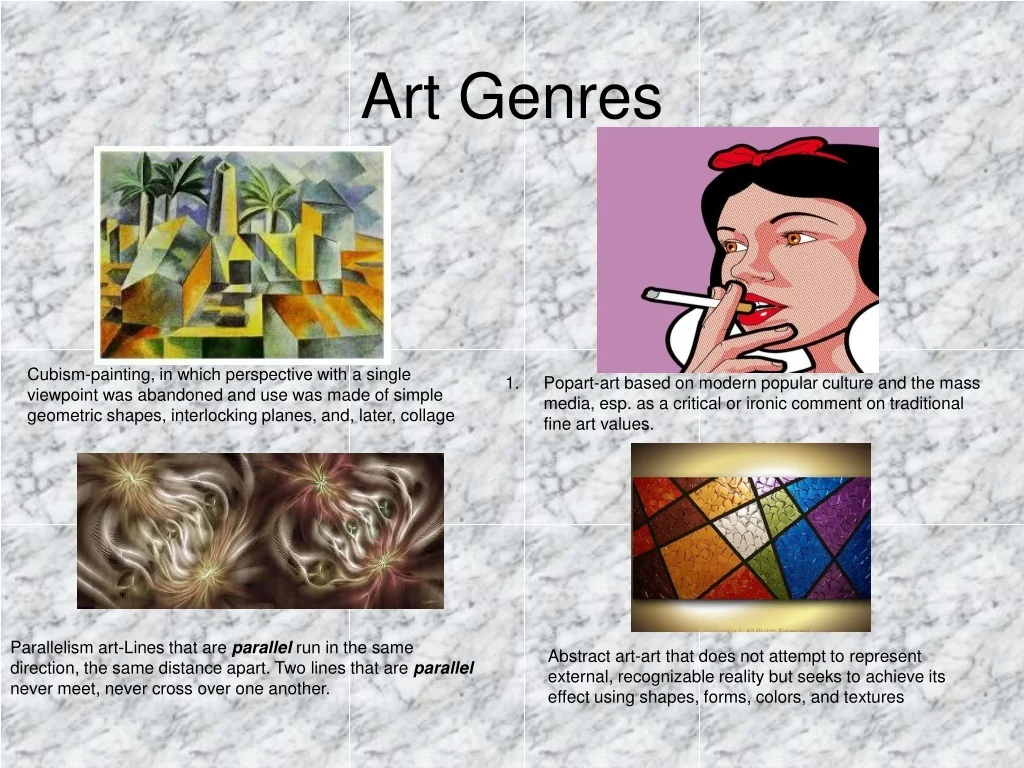 Define genre in art