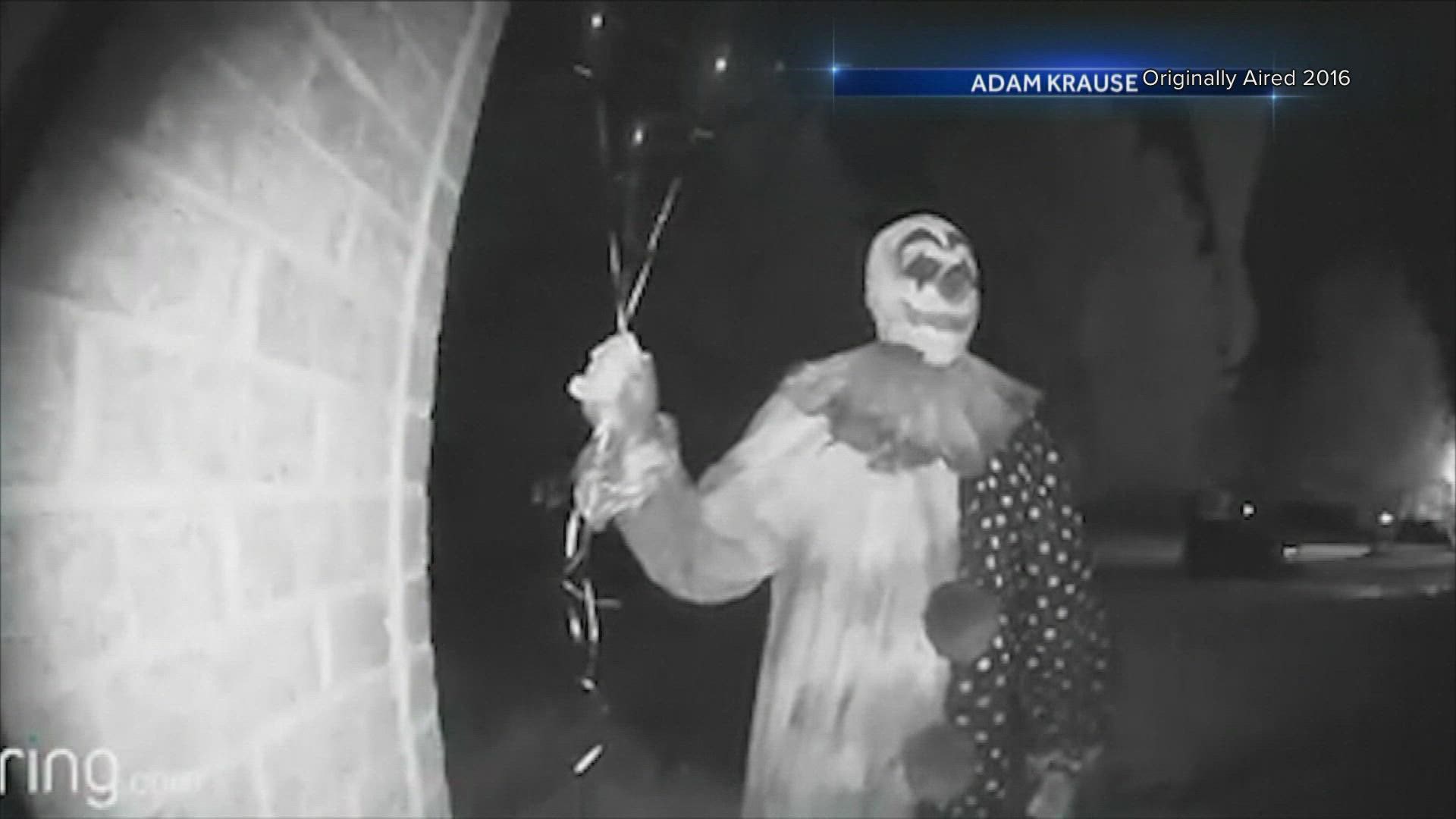 Sightings of killer clowns