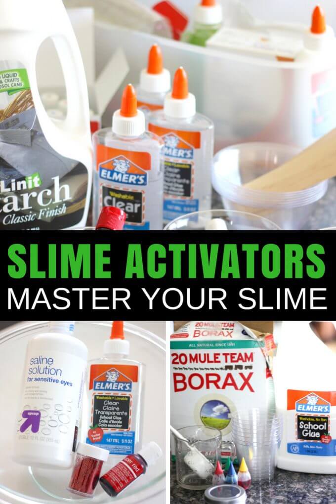 What is in activator for slime